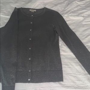 Long Sleeve Shimmery Cardigan